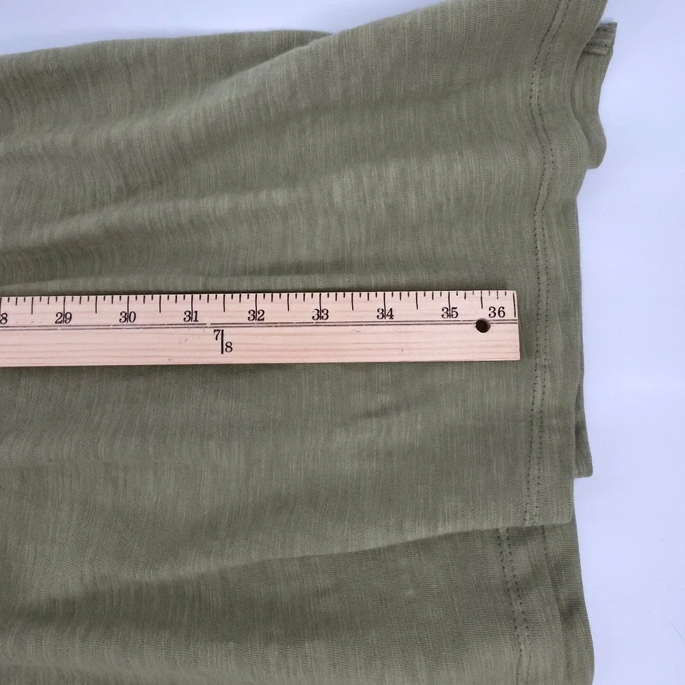 NEW Old Navy Womens Elastic Waist Saguaro Green Cotton T-Shirt Dress Size XL - Picture 13 of 13
